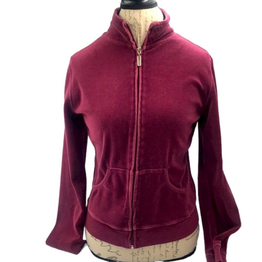 High Sierra Red High Neck Top Jacket Size S